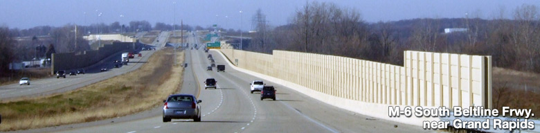 M-6 South Beltline Freeway near Grand Rapids