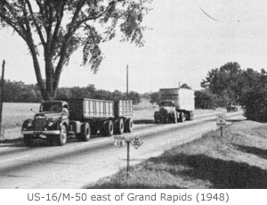 US-16/M-50 east of Grand Rapids, 1948