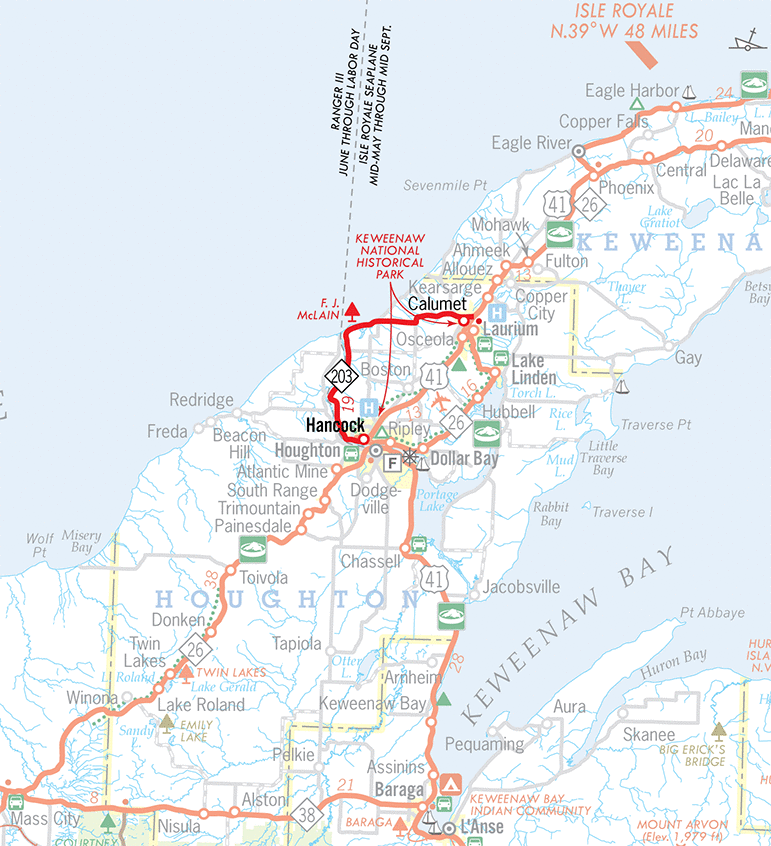 M-203 Route Map