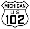 Historic US-102 Route Marker