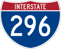 I-296 Route Marker