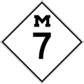 M-7 Route Marker