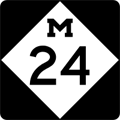 M-24 Route Marker