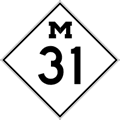 M-31 Route Marker