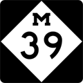 M-39 Route Marker