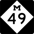 M-49 Route Marker