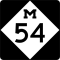 M-54 Route Marker