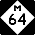 M-64 Route Marker