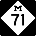 M-71 Route Marker