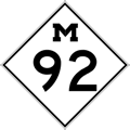 M-92 Route Marker