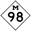 M-98 Route Marker