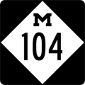 M-104 Route Marker