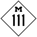 M-111 Route Marker
