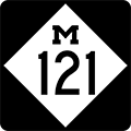 M-121 Route Marker