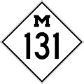 M-131 Route Marker
