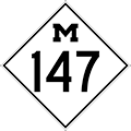 M-147 Route Marker