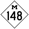 M-148 Route Marker