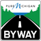 Pure Michigan Byways Route Marker