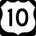US-10 Route Marker