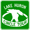 Lake Huron Circle Tour route marker