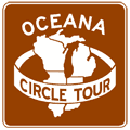 Oceana Circle Tour Route Marker - Michigan