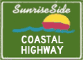 Sunrise Side Coastal Highway Route Marker - Michigan