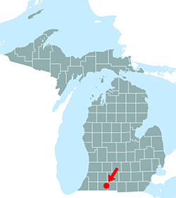 Colon Area Locator Map