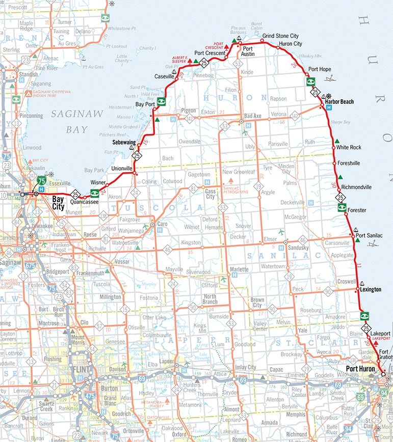 M-25 Route Map