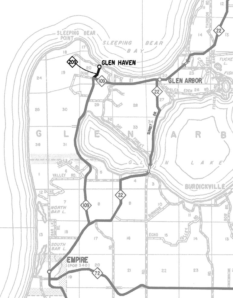 M-209 Route Map