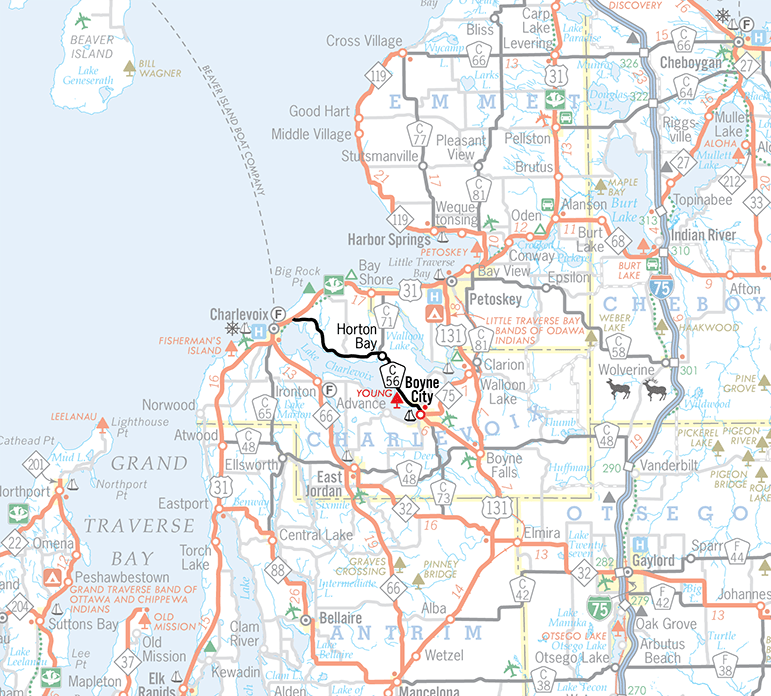 C-56 Route Map