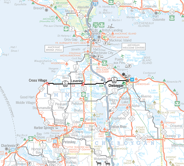 C-66 Route Map