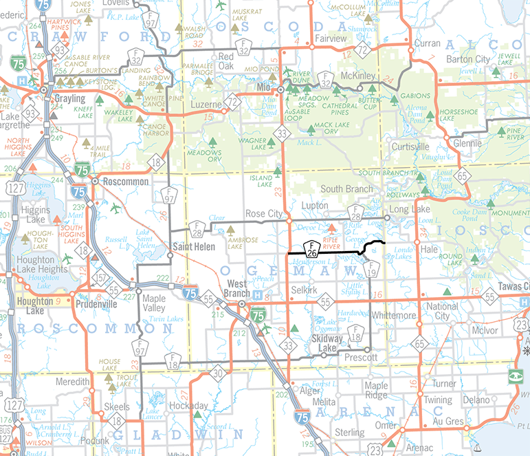 F-26 Route Map