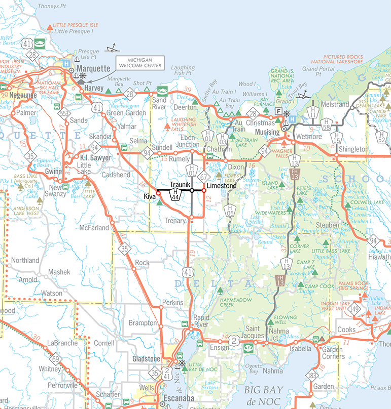 H-44 (West Segment) Route Map