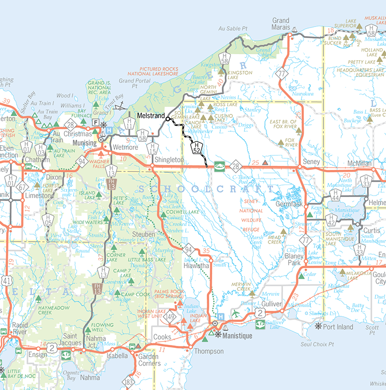 H-52 Route Map