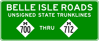 M-112 Route Marker