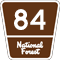 Federal Forest Highway 13 route marker