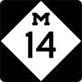 M-14 Route Marker