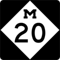 M-20 Route Marker