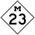 M-23 Route Marker