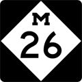 M-26 Route Marker