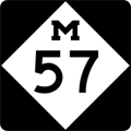 M-57 Route Marker