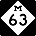 M-63 Route Marker