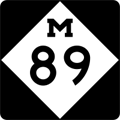 M-89 Route Marker