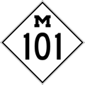 M-101 Route Marker