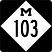 M-103 Route Marker