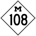 M-108 Route Marker
