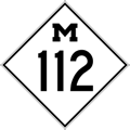M-112 Route Marker