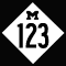 M-119 Route Marker