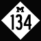 M-134 Route Marker
