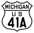 Former US-41A Route Marker
